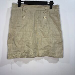 Women's Max Studio Linen Mini Skirt Size 2